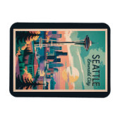 Activiteiten in de omgeving van Seattle Washington Magneet (Horizontaal)