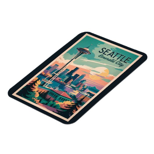 Activiteiten in de omgeving van Seattle Washington Magneet (Linkerzijde)