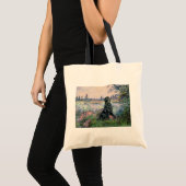 Activiteiten in de omgeving van Seine - Flat Coate Tote Bag (Voorkant (product))