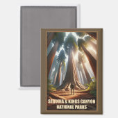 Activiteiten in de omgeving van Sequoia & Kings Ca Magneet (Voorkant / Achterkant)