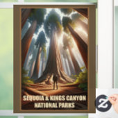 Activiteiten in de omgeving van Sequoia & Kings Ca Raamsticker (Huis)