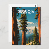 Activiteiten in de omgeving van Sequoia National P Briefkaart (Voorkant / Achterkant)