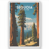 Activiteiten in de omgeving van Sequoia National P Sticker (Voorkant)
