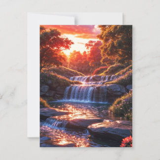 Activiteiten in de omgeving van Serene Waterfall a Briefkaart