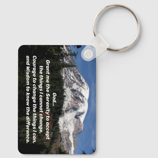 Activiteiten in de omgeving van Serenity Prayer Mo Sleutelhanger (Achterkant)