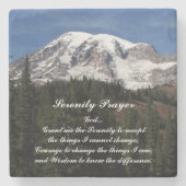 Activiteiten in de omgeving van Serenity Prayer Mo Stenen Onderzetter (Voorkant)