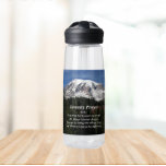 Activiteiten in de omgeving van Serenity Prayer Mo Waterfles<br><div class="desc">Blijf overal vol met deze heldere,  plastic waterfles met het foto-afbeelding van de sneeuwkapotte Mount Rainier en de inspirerend woorden van de Serenity Prayer in witte letters. Selecteer de grootte en kleur van het waterflesje. OPMERKING: Tekstpositionering niet geoptimaliseerd voor flesjes met de grootte van het kind.</div>