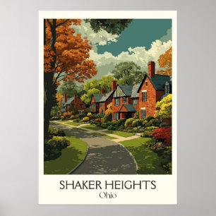 Activiteiten in de omgeving van Shaker Heights Cle Poster