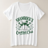 Activiteiten in de omgeving van Shamrock's Cocktai Grote Maat T-shirt (Design voorkant)