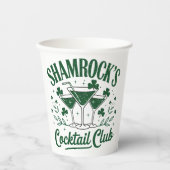 Activiteiten in de omgeving van Shamrocks Cocktail Papieren Bekers (Voorkant)