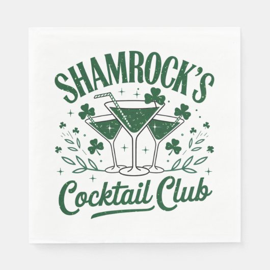 Activiteiten in de omgeving van Shamrocks Cocktail Servet (Voorkant)