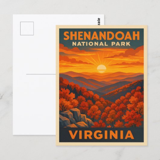 Activiteiten in de omgeving van Shenandoah Nationa Briefkaart (Voorkant / Achterkant)