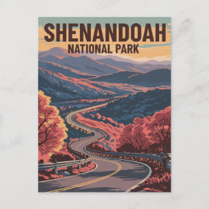 Activiteiten in de omgeving van Shenandoah Nationa Feestdagenkaart