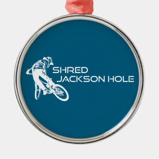 Activiteiten in de omgeving van Shred Jackson Hole Metalen Ornament (Voorkant)