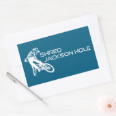 Activiteiten in de omgeving van Shred Jackson Hole Rechthoekige Sticker (Envelop)