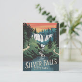 Activiteiten in de omgeving van Silver Herfsten St Briefkaart (Staand voorkant)