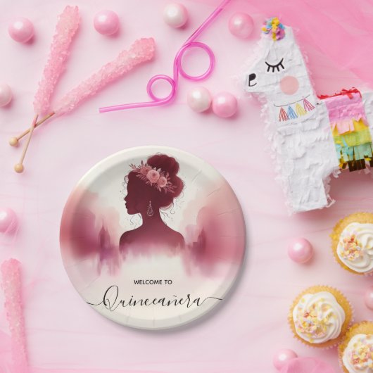 Activiteiten in de omgeving van Silver Plum Lace G Papieren Bordje (Feest)