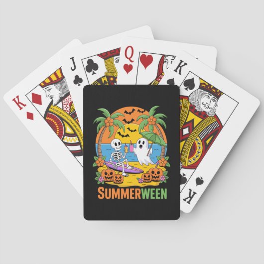 Activiteiten in de omgeving van Skeleton Ghost Bea Pokerkaarten (Achterkant)