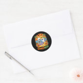 Activiteiten in de omgeving van Skeleton Ghost Bea Ronde Sticker (Envelop)