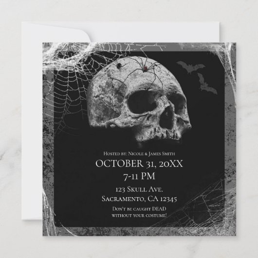 Activiteiten in de omgeving van Skull & Spiderwebs Kaart (Achterkant)