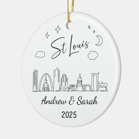 Activiteiten in de omgeving van Skyline St Louis O Keramisch Ornament (Links)