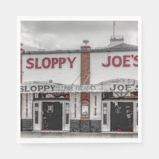 Activiteiten in de omgeving van Sloppy Joe's Key W Servetten (Voorkant)