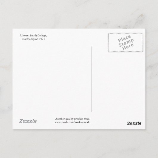 Activiteiten in de omgeving van Smith College, Nor Briefkaart (Achterkant)