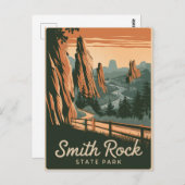 Activiteiten in de omgeving van Smith Rock State P Briefkaart (Voorkant / Achterkant)