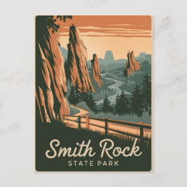 Activiteiten in de omgeving van Smith Rock State P Briefkaart
