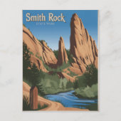 Activiteiten in de omgeving van Smith Rock State P Briefkaart (Voorkant)
