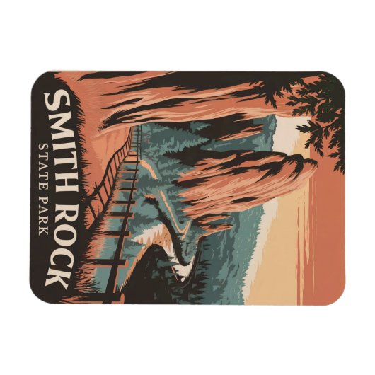 Activiteiten in de omgeving van Smith Rock State P Magneet (Horizontaal)