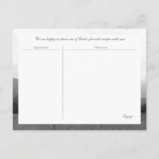 Activiteiten in de omgeving van Smoky Mountains Me Aankondigingskaart (Achterkant)