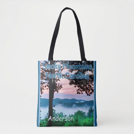 Activiteiten in de omgeving van Smoky Mountains, N Tote Bag (Voorkant)