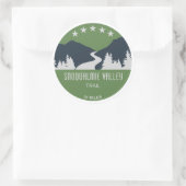 Activiteiten in de omgeving van Snoqualmie Valley Ronde Sticker (Tas)