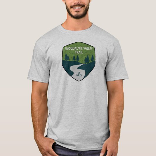 Activiteiten in de omgeving van Snoqualmie Valley T-shirt (Voorkant)