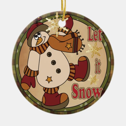 Activiteiten in de omgeving van Snow Holiday Snowm Keramisch Ornament (Voorkant)