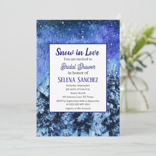 Activiteiten in de omgeving van Snow in Love Winte Kaart (Staand voorkant)