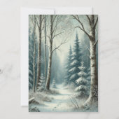 Activiteiten in de omgeving van Snow Winter Rustic Kaart (Achterkant)