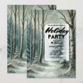 Activiteiten in de omgeving van Snow Winter Rustic Kaart (Voorkant / Achterkant)