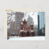 Activiteiten in de omgeving van Snowy Copley Squar Feestdagenkaart (Voorkant / Achterkant)