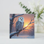 Activiteiten in de omgeving van Snowy Sunrise Wood Advieskaart (Staand voorkant)