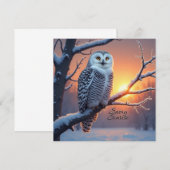 Activiteiten in de omgeving van Snowy Sunrise Wood Advieskaart (Voorkant / Achterkant)