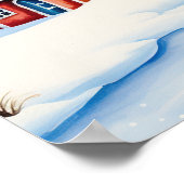 Activiteiten in de omgeving van Snowy Winter Lands Poster (Hoek)