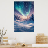Activiteiten in de omgeving van Snowy Winter Lands Poster (Keuken)