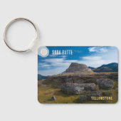 Activiteiten in de omgeving van Soda Butte Cone Ye Sleutelhanger (Achterkant)