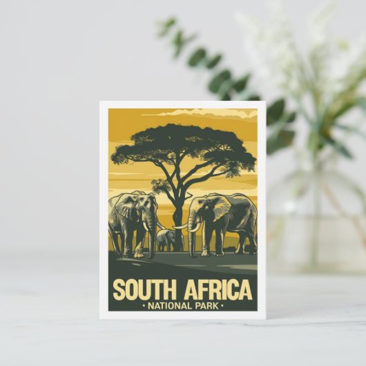 Activiteiten in de omgeving van South Africa Natio Briefkaart (Staand voorkant)