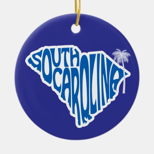 Activiteiten in de omgeving van South Carolina Sta Keramisch Ornament (Voorkant)