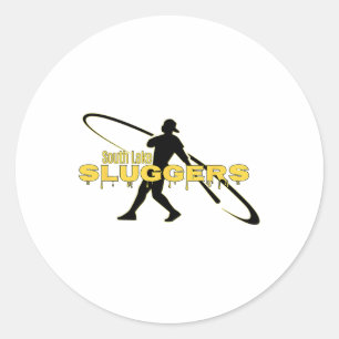 Activiteiten in de omgeving van South Lake Slugger Ronde Sticker
