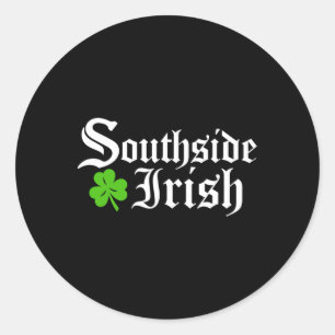 Activiteiten in de omgeving van South Side Irish C Ronde Sticker