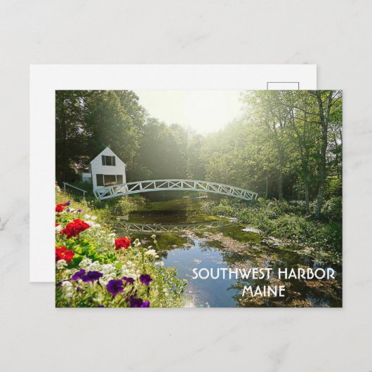 Activiteiten in de omgeving van Southwest Harbor M Briefkaart (Voorkant / Achterkant)